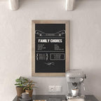 HBCY Creations 24" X 36" Weathered Lightwash Solid Wood Frame Wall Chalkboard, Magnetic Surface, Home Décor, Restaurant & Café Menus, Blackboard, Includes Chalk, Eraser & Hanging Hardware