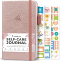 Clever Fox Self-Care Journal Pocket – Daily Reflection Notebook – Mental Health & Personal Development Planner, Meditation & Mood Log (Rose Gold)