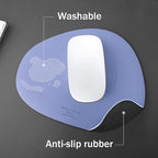 GREEDY FARMERS Mouse pad, Non-Slip Washable Waterproof Computer Mouse pad (Smurf Blue)