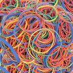Rubber Bands Assorted Size 0.4bl Colourful Rubber Bands Office Supplies Size#64 Size33 Size32 Size#19 Size18 Size#16