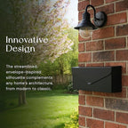 NACH Black Envelope Wall Mount Mailbox, Rust Resistant Metal Mailbox, Black Mailbox Wall Mount, Mailboxes for Outside Wall Mount, Outdoor Mailboxes, Wall Mailbox, 14.1 x 3.5 x 6 Inches, MB-6915BLK