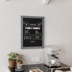 Rustic Grey Magnetic Wall Chalkboard, Large Size 18" x 24", Framed Chalkboard - Decorative Magnet Board Great for Kitchen Decor, Weddings, Restaurant Menus and More! … (18" x 24")…