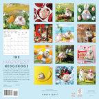 Graphique 2026 Happiest Hedgehogs Wall Calendar | 12” x 12” | Thick Paper | Home & Office Organizer | Large Monthly Grid | 3 Languages & Marked Holidays | 4 Month Preview Page for 2027