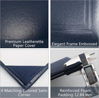 GraduationMall 11"x14" Smooth Padded Diploma Cover Certificate Holder Navy