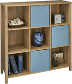 ClosetMaid 9-Cube Premium Adjustable Storage Organizer, Weathered Oak