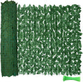 ZhiYo-GD Artificial Ivy Fence Privacy Screen 138x39in, Faux Ivy Wall Privacy Fence, Green Artificial Hedges with Pothos Leaves for Outdoor Wall Decor, Garden, Balcony, Patio, Apartment, and Yard