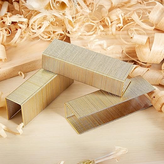meite 16 Gauge 1-Inch Wide Crown Staples 2'' Leg, Galvanized P-Type Heavy Duty Construction Staples for Stapler Gun - Roofing Flooring Fencing House-Wrap, Strong Holding & Tear-Resistance, 10,000 PCS