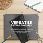 MyArtscape Graphite Transfer Paper - 9" x 13" - 25 Sheets - Waxed Carbon Paper for Tracing (Black)