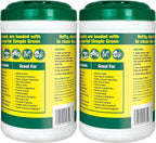 Simple Green Professional Grade Heavy-Duty Cleaning and Degreasing Towels, All-Purpose Cleaning Wipes, 75 count (Pack of 2)