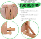 U.S. Art Supply Cancun Solid Wooden Tabletop Easel - Artist Studio Desktop Drawing Table, Portable Drafting Table, Adjustable Art Board, Tabletop Easel for Painting, Holds Up to 23" Canvas, Beechwood