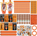 LiYiQ 247 Pcs Basketball Party Supplies Return Gifts for Party, Student Stationery Gifts from Teacher Rewards Prizes, Pencil Erasers Notebooks Stickers for Basketball Classroom Birthday