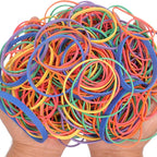 Rubber Bands Assorted Size 0.4bl Colourful Rubber Bands Office Supplies Size#64 Size33 Size32 Size#19 Size18 Size#16