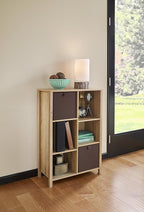 ClosetMaid 16053 Premium Adjustable 6-Cube Organizer, Weathered Oak