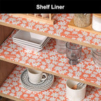 Cooyes Shelf Liner – Premium Non-Adhesive Cabinet & Drawer Liner for Kitchen – Waterproof Shelf Paper with Modern Pattern – Durable EVA Cabinet Mat – Easy to Cut （12" W x 360" L）