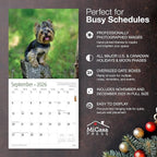 MICASA PRESS Yorkies Yorkshire Terriers 2026 Wall Calendar 12 Month | 12" x 24" Open | Thick & Sturdy Paper | Holiday Gift | Cute Puppy Dog Calendar 2026