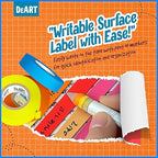 12 Pack Colored Masking Tape, 396 Ft x 0.6 inch Mini Colored Painters Tape for Arts & Crafts Labeling Coding Art Supplies Color Tape Rolls washi-scale Colorful Artist Tapes Classroom School Scrapbook