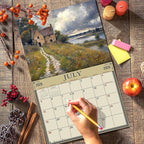 2026 Old English Countryside Wall Calendar 16-Month X-Large Size 14x22, by The KING Company-Monster Calendars