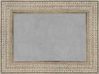 Amanti Art Silver Framed Magnetic Board 18x24 Small Vision Board for use with Magnets, 100% Metal Sheet to Display Items as Office Decor or for Home Organization in mudroom, Kitchen or Kids Room