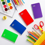 Pocket Notebook, Small 3x5 Notepad | College Ruled, Mini Spiral Notebooks 24 Pack, On the Go Writing, 60 Sheets per Note Pad | Assorted Colors, for School, Home, Office, Premium Thick Paper