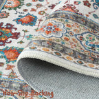 Rugcomf Runner Rug for Hallways Kitchen Rug Non Slip 2'6''x8' Washable Rugs with Rubber Backing Soft Carpet for Hallways, Kitchen, Laundry, Bedroom, Bathroom (Colorful)
