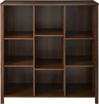 ClosetMaid 16057 Premium Adjustable 9-Cube Organizer, Dark Chestnut