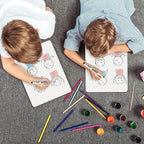 30 Pack Small White Boards, 9"x12" Double Sided Personal Dry Erase Boards Portable Handheld Whiteboards for Kids, Students, Teacher School, Include 30 Markers, 30 Erasers, 30 Pen Clips