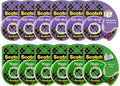 Scotch Gift Wrap Tape & Magic Tape Bundle – 12 Rolls (6 Gift Wrap + 6 Magic), 3/4 in x 650 in Each, with Dispensers