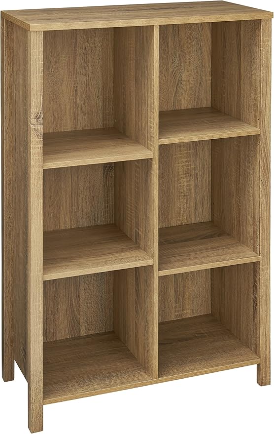 ClosetMaid 16053 Premium Adjustable 6-Cube Organizer, Weathered Oak