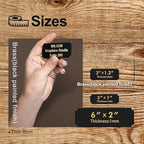 Personalized Name Plates, Deep Engraved Plaque, Black Brass Trophy Plates Engraved, Custom Name Plate with Adhesive Backing or Screws, 3" W x 1" H