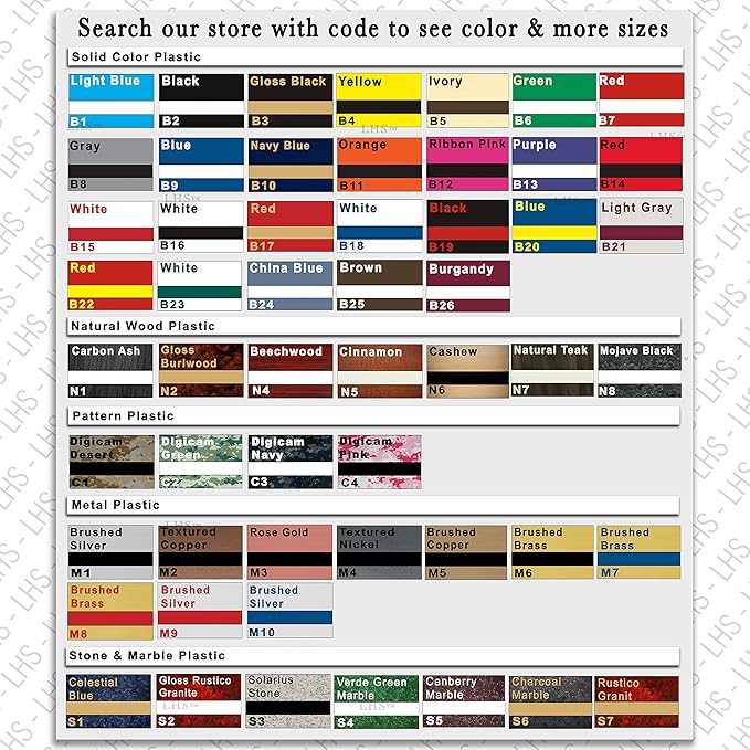 Personalized Name Plate with Choice of Mounting Holders for Walls, Doors, Cubicles, Hanging and More - Custom Purple Plastic White Letters - USA Made 2x12 - B13