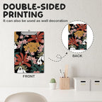 APIILVPQ Boho Clipboard，Floral Clipboards with Low Profile Clip for Office School Use, Botanical Wooden Clip Boards for Nurses Teachers Students - A01