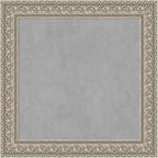 Amanti Art Silver Framed Magnetic Board 31x31 Medium Vision Board for use with Magnets, 100% Metal Sheet to Display Items as Office Decor or for Home Organization in mudroom, Kitchen or Kids Room