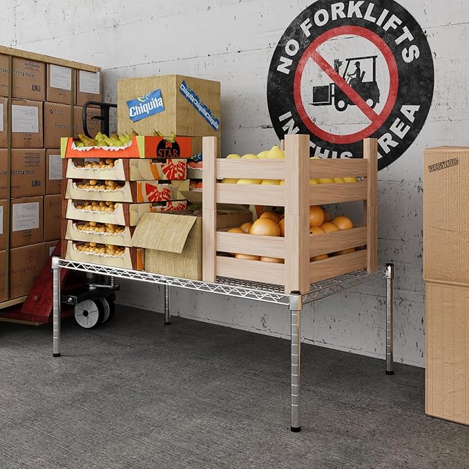 Regal Altair 24" Deep x 42" Wide x 14" Height Wire Shelving Kit | 1-Tier | NSF Commercial Storage Rack Unit