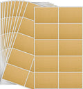 YSHIHE 3 x 2 Inch Kraft Label Stickers,240 Pack Rectangle Inventory Color Coding Stickers Permanent Adhesive Labels for Moving Boxes and Organizer Identification
