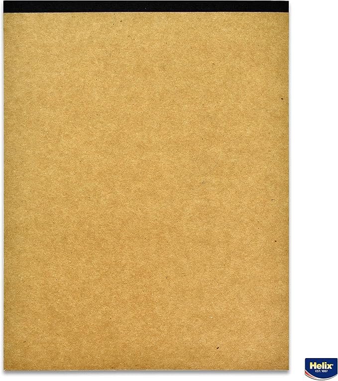Helix - 100% Rag Vellum Paper Pad - 1 Inch Equals 10x10 Grid - 8.5 Inch x 11 Inch - 50 Sheet Pad - Acid-Free - Drafting, Art, Sketching and Tracing