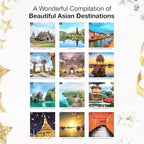 RED EMBER Asian Destinations 2026 Wall Calendar 12 Month | 12" x 24" Open | Thick & Sturdy Paper | Holiday Gift | Travel Calendar 2026