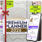 Law of Attraction Planner 2026 Deluxe with Productivity App | Weekly & Monthly Goal-Setting Planner, Life & Gratitude Journal | Include Foldable Vision Board, Gift Box & Stickers
