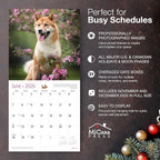 MICASA PRESS Shiba Inus 2026 Wall Calendar 12 Month | 12" x 24" Open | Thick & Sturdy Paper | Holiday Gift | Cute Puppy Dog Calendar 2026