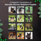 MICASA PRESS German Shepherd Puppies 2026 Wall Calendar 12 Month | 12" x 24" Open | Thick & Sturdy Paper | Holiday Gift | Cute Puppy Dog Calendar 2026