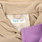 Large Name Labels for Kids (33) - Custom Stickers for Daycare and School Supplies - Durable, Waterproof Stickers for Water Bottles, Lunch Boxes, and More with Unique Designs - Rainbow