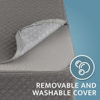 Kӧlbs Single Or Double Leg Elevation Pillow | Post Surgery Leg Pillow | Stylish Chic Jacquard Cover | Ankle Knee and Leg Support Pillow for Injury After Surgery (Adjustable)