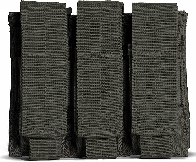 Tacticon P1 P2 P3 BattlePouch | Universal Pistol Mag Pouch | Combat Veteran Owned Company | Molle Single Double Triple Pistol Magazine Holster for Ammo | Tactical Bag Accessories Holder