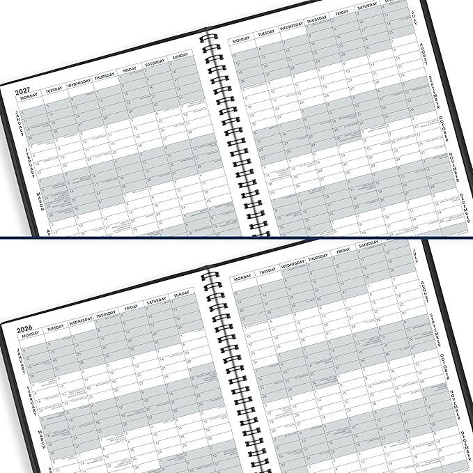 AT-A-GLANCE 2026 Planner, Monthly, 7" x 8-3/4", Medium, Black (701200526)