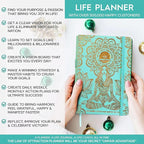 Law of Attraction Planner 2026 Deluxe with Productivity App | Weekly & Monthly Goal-Setting Planner, Life & Gratitude Journal | Include Foldable Vision Board, Gift Box & Stickers