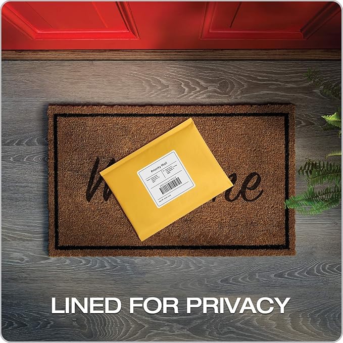 Quality Park Bubble Mailers, 6 x 9 Shipping Envelopes, Self-Seal, Durable Brown Kraft Padded Envelopes, Redi-Strip Peel Off Closure, 50 Per Box (QUA85755) (Pack of 4)