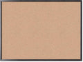 U Brands Cork Bulletin Board, 36" x 48" Inches, Black Wood Frame (2876U00-01)