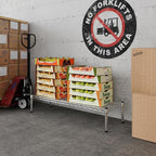 Regal Altair 14" Deep x 42" Wide x 8" Height 1-Tier Wire Shelving Kit | NSF Commercial Storage Rack Unit