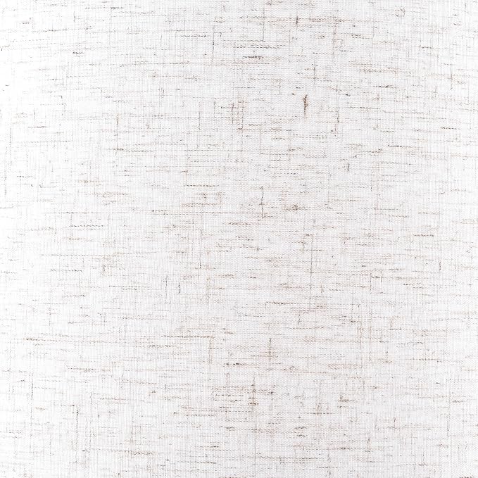 Oatmeal linen Textured Lamp Shades Set of 2 Medium Drum Lampshade 14``Top x 14``Bottom x 11``High(Spider) Farmhouse Lampshade for Table Lamp & Bedside Lamp - Replacement Lampshade
