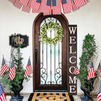 Tall Outdoor Welcome Sign for Front Door, 6ft Brown Welcome Sign,Rustic Tall Welcome Sign for Front Porch Decor, Farmhouse Welcome Porch Sign Wood Vertical Decor, Fall Porch Decor for The Home