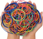 HAIDIBAO Rubber Bands Assorted Sizes 0.5lbs Multicolor Elastic Bands for Office supplies size:#16,#18,#19,#32,#33,#64,#117A